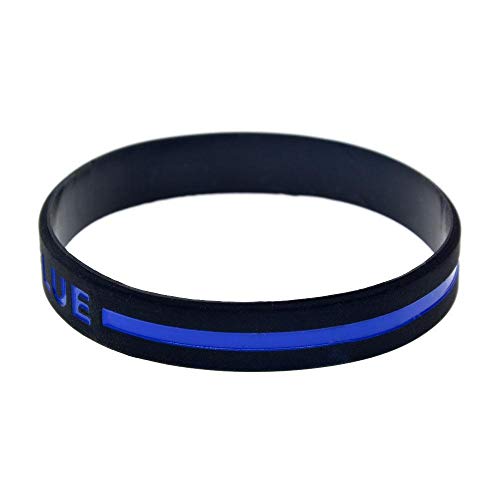 Luziang Espalda de Pulsera de Silicona Azul línea Suave Silicona Pulsera la joyería Creativa