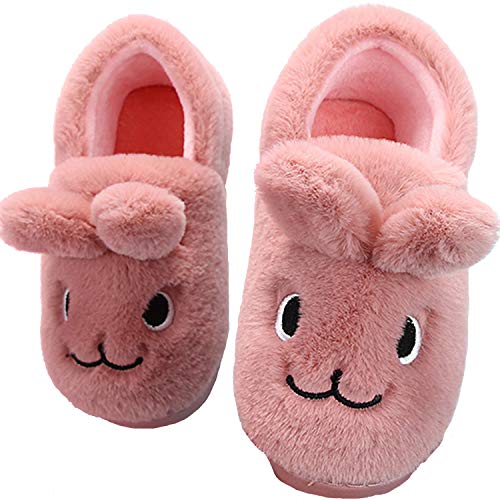 Lvptsh Zapatillas de Estar por Casa para Niña Invierno Caliente Pantuflas Antideslizante Niño Cálidode Slippers Casa