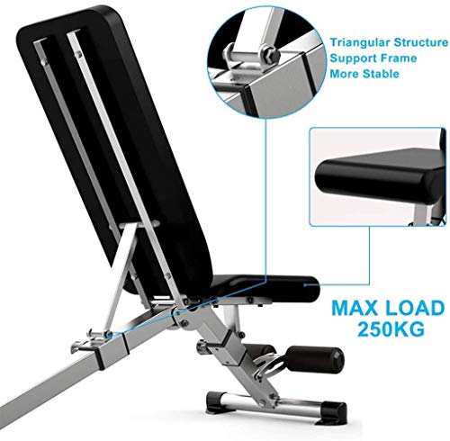 LWWOZL Banco de Musculacion con Pesas Press Banca, Sistema para Entrenar Los Abdominales para Entrenamiento Completo Máquina de Fitness Gimnasio Hogar WOERD LWWOZL Banco de Musculacion con Pesas Press Banca, Sistema para Entrenar Los Abdominales para Entrenamiento Completo Máquina de Fitness Gimnasio Hogar WOERD