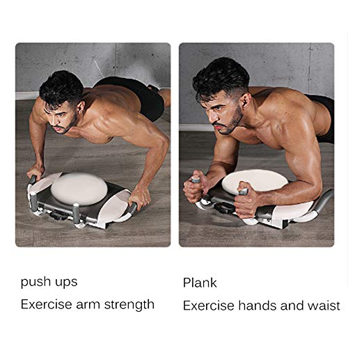 LWXXXA Tabla de planchas de Flexiones, máquina de Entrenamiento de Abdominales, Tabla giratoria para recortador de Abdominales, Equipo de Ejercicio multifunción 4 en 1, con Pantalla Inteligente LWXXXA Tabla de planchas de Flexiones, máquina de Entrenamiento de Abdominales, Tabla giratoria para recortador de Abdominales, Equipo de Ejercicio multifunción 4 en 1, con Pantalla Inteligente