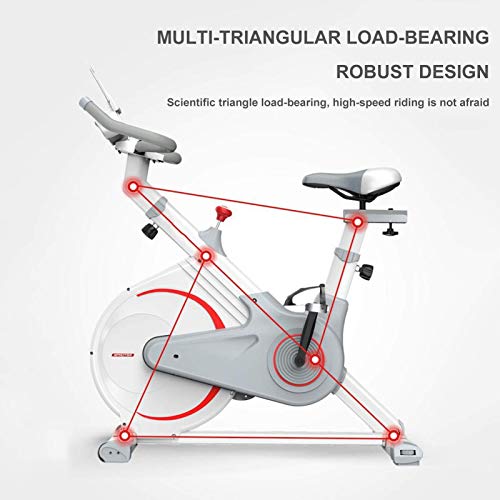 LXLH Bicicletas giratorias para el hogar, Bicicleta estática, Dispositivo de Adelgazamiento aeróbico doméstico Bicicleta Ultra silenciosa Entrenamiento Cardiovascular