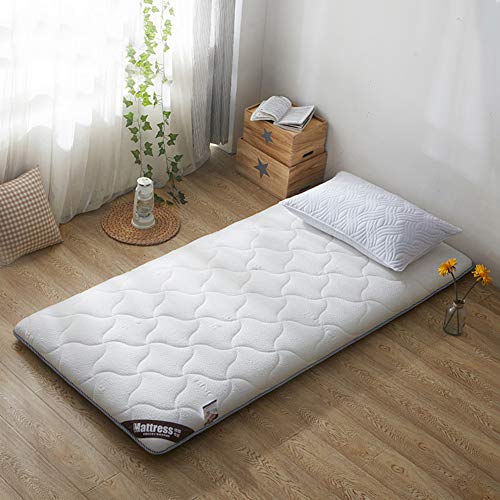 LXSHMF Plegable Tatami Cubrecolchón,Suave Respirable Dormir Colchones Almohadilla Acolchado Espesar Anti-resbalón Futón Esteras para Dormitorio Dormitorio Colchones Futones B 120x200cm (47x79inch)