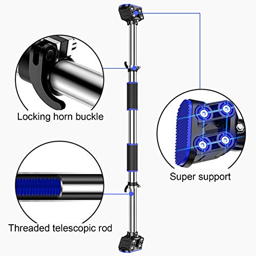 LXYY Barra Dominadas,Ajustable Pared Barra De TraccióN De Puerta Antideslizante para Entrenamiento en Casa Fitness MAX 200kg,92CM-120CM