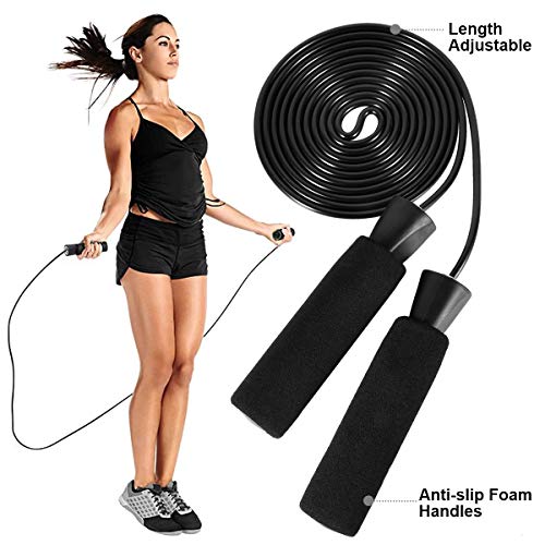 LYCAON AB Wheel Roller con Barra de Empuje, Cuerda de Saltar y Almohadilla para La Rodilla, 4 IN 1 Juego de Ruedas Giratorias para Ejercicio, Ejercicios Abdominales LYCAON AB Wheel Roller con Barra de Empuje, Cuerda de Saltar y Almohadilla para La Rodilla, 4 IN 1 Juego de Ruedas Giratorias para Ejercicio, Ejercicios Abdominales