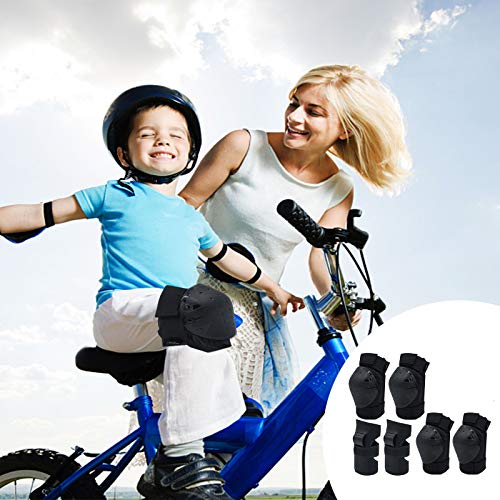 Lyneun 6 en 1 Equipo de Protección Deportiva,los Juegos de Rodilleras para Niños y Adultos Son Adecuados para Patinaje sobre Ruedas, Monopatín, Bicicletas, Scooters, Escalada en Roca (L) Lyneun 6 en 1 Equipo de Protección Deportiva,los Juegos de Rodilleras para Niños y Adultos Son Adecuados para Patinaje sobre Ruedas, Monopatín, Bicicletas, Scooters, Escalada en Roca (L)