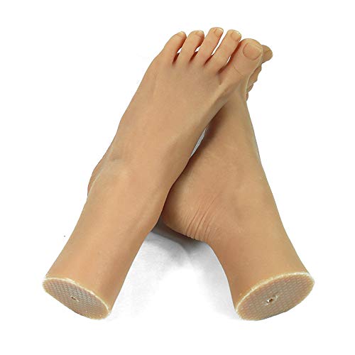 LYY Molde de Silicona con pie para manicura de 21.5 CM, Modelo de Persona Real Pies Femeninos, Tienda Mostrar Foto Belleza Pies Medias Modelo Accesorios - Color de Piel,Fullglue,Right LYY Molde de Silicona con pie para manicura de 21.5 CM, Modelo de Persona Real Pies Femeninos, Tienda Mostrar Foto Belleza Pies Medias Modelo Accesorios - Color de Piel,Fullglue,Right