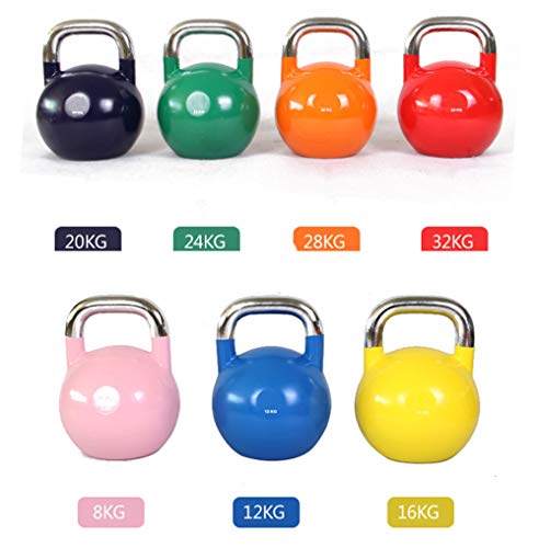 LYzpf Kettlebell Mancuernas Inicio Entrenamiento de Fuerza Máquinas de Fitness Deportes Pesas para Gimnasio Accesorios de Aparatos Gimnasia,12kg