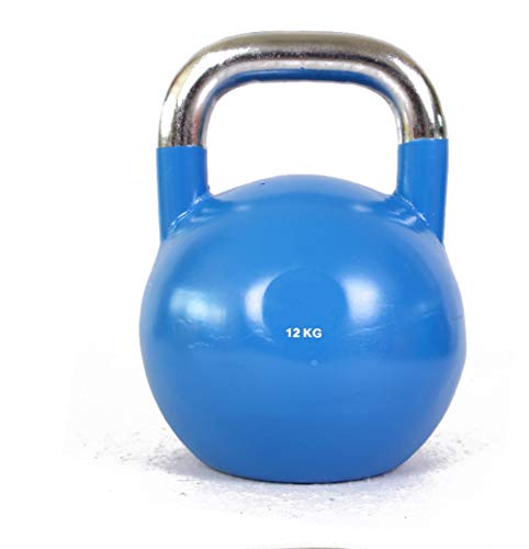 LYzpf Kettlebell Mancuernas Inicio Entrenamiento de Fuerza Máquinas de Fitness Deportes Pesas para Gimnasio Accesorios de Aparatos Gimnasia,12kg