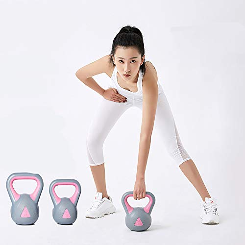 LYzpf Mancuernas Inicio Kettlebell Entrenamiento de Fuerza Máquinas de Fitness Deportes Pesas para Gimnasio Accesorios de Aparatos Gimnasia,8kg