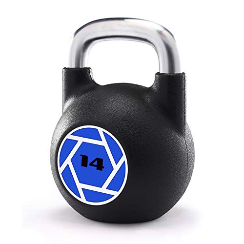 LYzpf Mancuernas Inicio Kettlebell Mate Entrenamiento de Fuerza Máquinas de Fitness Deportes Pesas para Gimnasio Accesorios de Aparatos Gimnasia,24kg