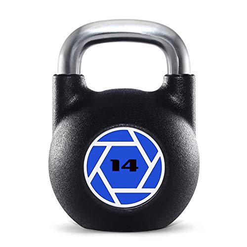 LYzpf Mancuernas Inicio Kettlebell Mate Entrenamiento de Fuerza Máquinas de Fitness Deportes Pesas para Gimnasio Accesorios de Aparatos Gimnasia,24kg