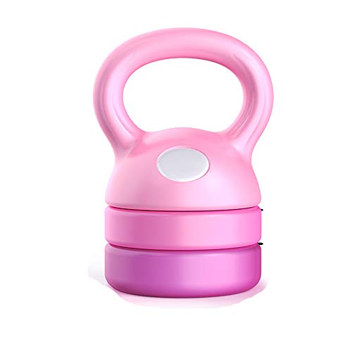 LYzpf Mancuernas Kettlebell 1pc Ajustables Inicio Entrenamiento de Fuerza Máquinas de Fitness Deportes Pesas para Gimnasio Accesorios de Aparatos Gimnasia,Pink