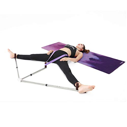 LZSSH Pierna Extensión Máquina Ballet Ajuste Escalable Camilla de Piernas de 3 Barras, para Yoga Dance Leg Flexibility Balance Flexible Training, Acero Inoxidable