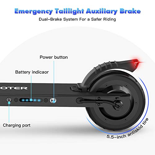 M MEGAWHEELS Scooter-Patinete electrico Adulto y niño, Ajustable la Altura, 5000 mAh, 23km/h.(Negro) M MEGAWHEELS Scooter-Patinete electrico Adulto y niño, Ajustable la Altura, 5000 mAh, 23km/h.(Negro)