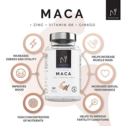 Maca. Alta concentración de maca andina pura (25:1). Aumenta el nivel de testosterona. Potenciador muscular. Aumenta los niveles de energía, resistencia y libido. 90 cápsulas. Maca. Alta concentración de maca andina pura (25:1). Aumenta el nivel de testosterona. Potenciador muscular. Aumenta los niveles de energía, resistencia y libido. 90 cápsulas.