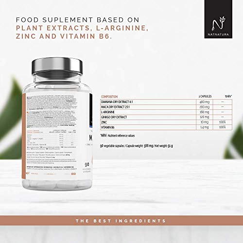 Maca. Alta concentración de maca andina pura (25:1). Aumenta el nivel de testosterona. Potenciador muscular. Aumenta los niveles de energía, resistencia y libido. 90 cápsulas. Maca. Alta concentración de maca andina pura (25:1). Aumenta el nivel de testosterona. Potenciador muscular. Aumenta los niveles de energía, resistencia y libido. 90 cápsulas.