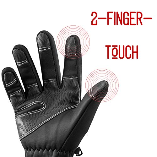 MACCIAVELLI Guantes Ciclismo de Invierno | Guantes MTB para Pantalla Táctil | Adecuado para Bicicleta de Carretera, de Montaña y como Guantes Moto – para Hombres y Mujeres MACCIAVELLI Guantes Ciclismo de Invierno | Guantes MTB para Pantalla Táctil | Adecuado para Bicicleta de Carretera, de Montaña y como Guantes Moto – para Hombres y Mujeres