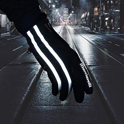 MACCIAVELLI Guantes Ciclismo de Invierno | Guantes MTB para Pantalla Táctil | Adecuado para Bicicleta de Carretera, de Montaña y como Guantes Moto – para Hombres y Mujeres MACCIAVELLI Guantes Ciclismo de Invierno | Guantes MTB para Pantalla Táctil | Adecuado para Bicicleta de Carretera, de Montaña y como Guantes Moto – para Hombres y Mujeres