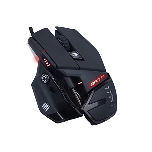 Mad Catz R.A.T. 4+ - Ratón (mano derecha, Óptico, USB, 7200 DPI, 8000 pps, Negro) Mad Catz R.A.T. 4+ - Ratón (mano derecha, Óptico, USB, 7200 DPI, 8000 pps, Negro)