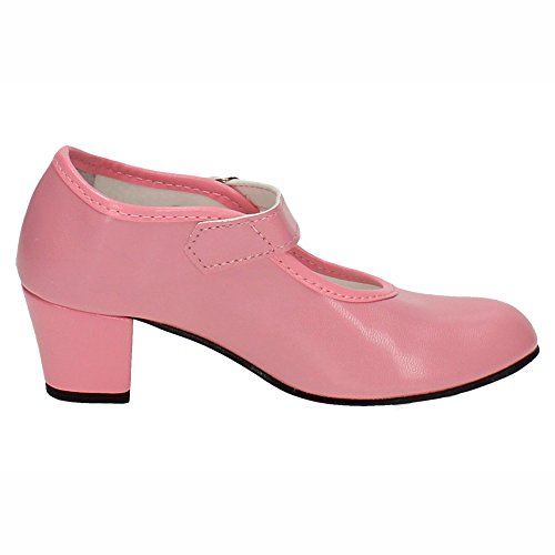 MADE IN SPAIN 15 SEVILLANAS FLAMENCOS NIÑA Zapatos TACÓN Rosa 30 MADE IN SPAIN 15 SEVILLANAS FLAMENCOS NIÑA Zapatos TACÓN Rosa 30