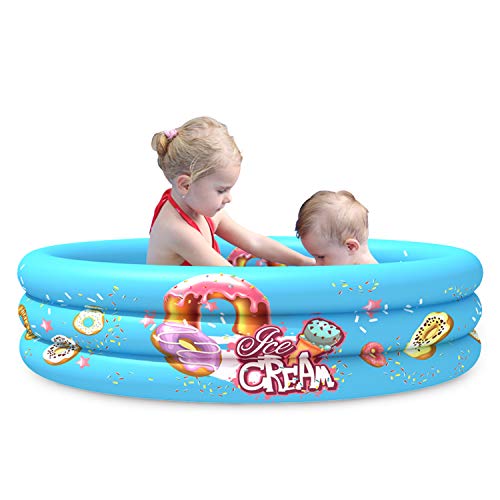 Mafiti Piscina Inflable Infantil. Piscina de Agua para niños, Material plástico Ideal para bebés y niños y niñas pequeños. Tamaño 110 x 30 cm