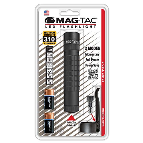 Mag-Lite mag-TAC LED Plain Bezel Blisterpack Linterna, Negro