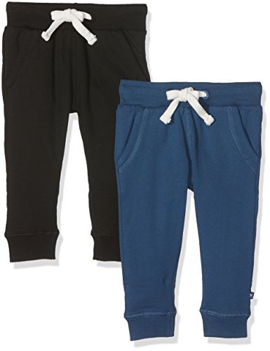 Magic Kids Pantalones Niños, pack de 2, Multicolor (Black 106), 104