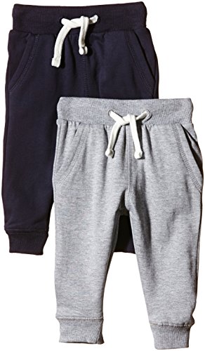 Magic Kids Pantalones Niños, pack de 2, Multicolor (Dark Navy 778), 104