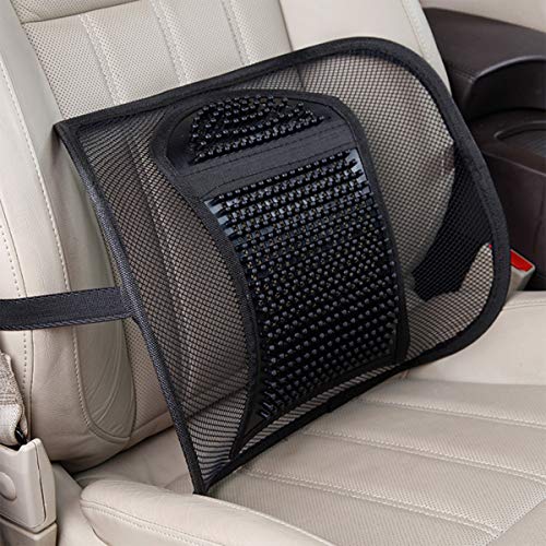 Magicfun Cojín Lumbar, Soporte para la Espalda Lumbar Soporte para Silla de Oficina Coche corrije la Postura Alivia el Dolor Lumbar