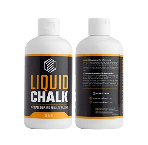 MAGNESIO LÍQUIDO | Liquid Chalk | Manos Libres de Sudor y Agarre Superior para Levantar Pesas, Escalar, Bouldering o Escalada, Gimnasia Rítmica, Baile y Fitness en Barra Americana, Musculación (50ml-)