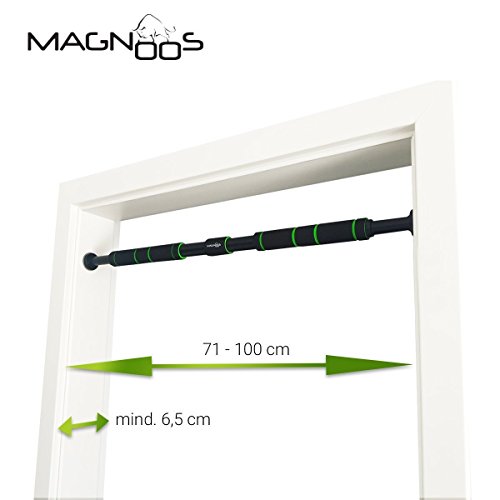 Magnoos Barra de dominada “Torero“ | Barra de Puerta para Marco sin Tornillos | Barra de tracción telescópica | Pull Chin up Bar Magnoos Barra de dominada “Torero“ | Barra de Puerta para Marco sin Tornillos | Barra de tracción telescópica | Pull Chin up Bar