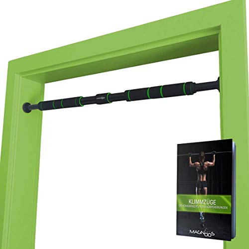 Magnoos Barra de dominada “Torero“ | Barra de Puerta para Marco sin Tornillos | Barra de tracción telescópica | Pull Chin up Bar Magnoos Barra de dominada “Torero“ | Barra de Puerta para Marco sin Tornillos | Barra de tracción telescópica | Pull Chin up Bar