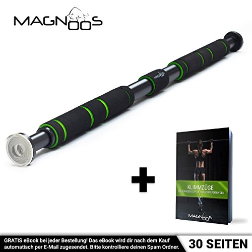 Magnoos Barra de dominada “Torero“ | Barra de Puerta para Marco sin Tornillos | Barra de tracción telescópica | Pull Chin up Bar Magnoos Barra de dominada “Torero“ | Barra de Puerta para Marco sin Tornillos | Barra de tracción telescópica | Pull Chin up Bar