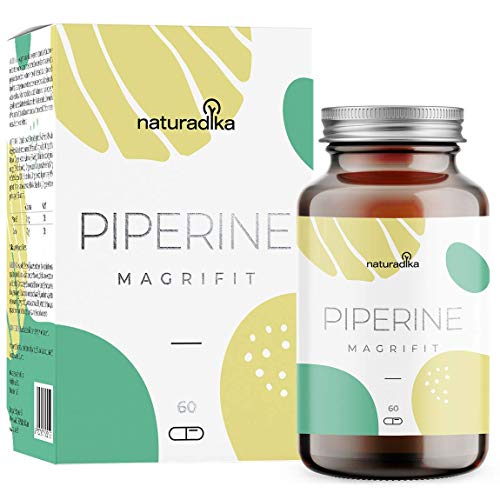 MAGRIFIT PIPERINE - Suplemento Para Dieta - Curcuma Con Jengibre Y Pimienta Negra - Enriquecido con Yerba Mate y Probioticos