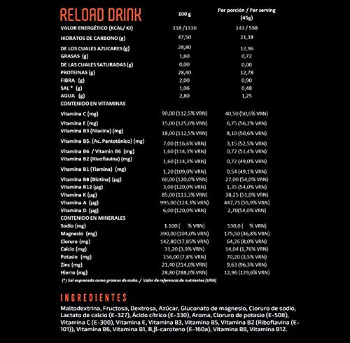 Mahalo Reload Drink Box Monodosis Bebida Recuperadora Con Proteína Vegana, Carbohidratos, Electrolitos, Vitaminas Y Minerales Postentreno, Vainilla + Chocolate - 12 X 45 G