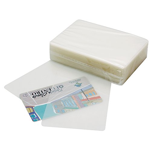 Makro Paper 11070 - Caja con pl?stico para plastificar, 100 unidades, 110 x 80 mm