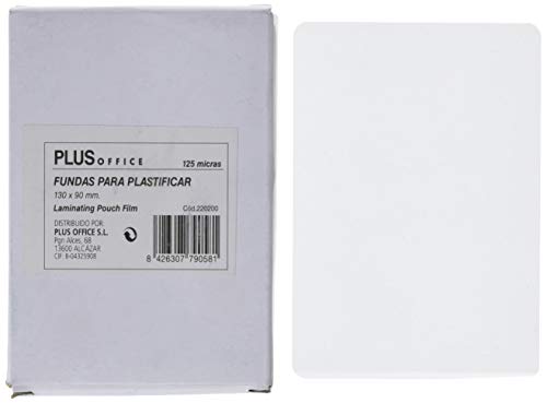 Makro Paper 90130/220200 - Plástico para plastificar media, caja con 100 unidades, 130 x 90 mm