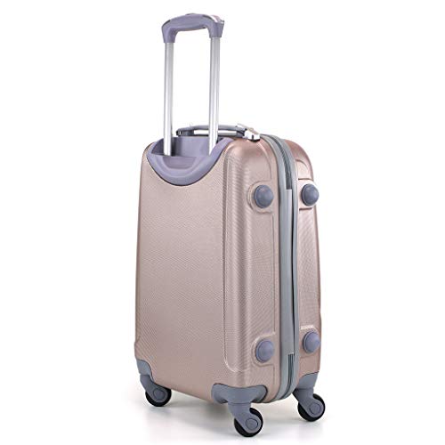 Maleta de Cabina 20x35x55cm con 4 Ruedas giratorias (Oro Rosa) Maleta de Cabina 20x35x55cm con 4 Ruedas giratorias (Oro Rosa)