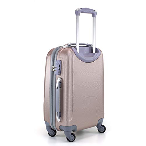 Maleta de Cabina 20x35x55cm con 4 Ruedas giratorias (Oro Rosa) Maleta de Cabina 20x35x55cm con 4 Ruedas giratorias (Oro Rosa)