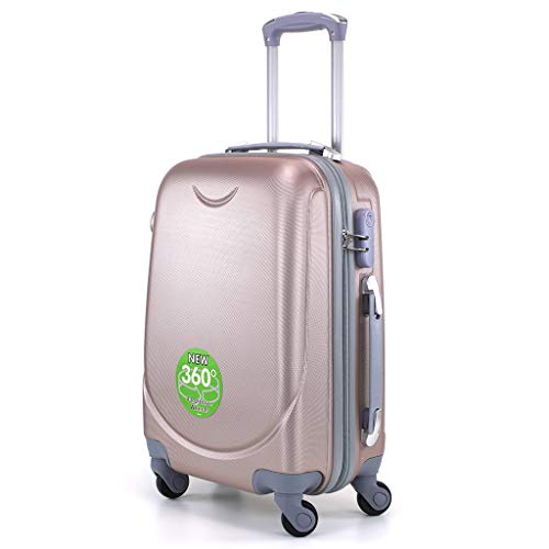 Maleta de Cabina 20x35x55cm con 4 Ruedas giratorias (Oro Rosa) Maleta de Cabina 20x35x55cm con 4 Ruedas giratorias (Oro Rosa)