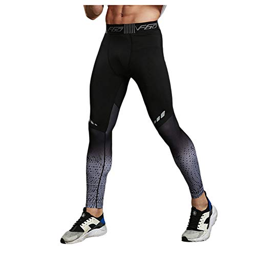 Mallas Deportivas de compresión para Hombre Pantalones de Ciclismo para Gimnasio, Ropa Deportiva Transpirable para Entrenamiento Mallas para Correr Pantalones de Entrenamiento Profesional Yoga