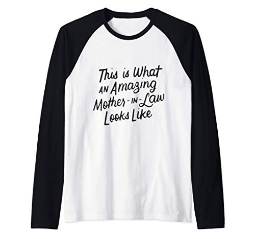 Mamá Madres Día Regalo Madre En La Ley De Hija En La Ley Camiseta Manga Raglan Mamá Madres Día Regalo Madre En La Ley De Hija En La Ley Camiseta Manga Raglan