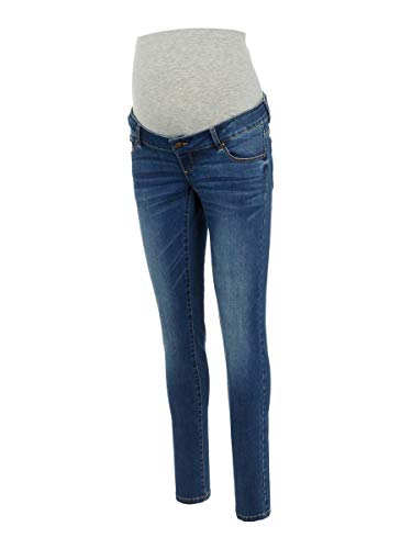 MAMALICIOUS MLPASO Slim High Back Jeans A. Pantalón, Lavado a máquina, máximo 60°C, 30W x 32L para Mujer