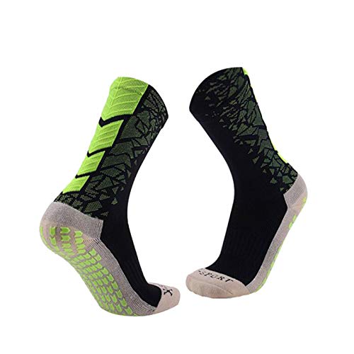 Manbozix Calcetines de Los Hombres Calcetines de FĂștbol Calcetines Deportivos Antideslizantes Calcetines Transpirables Calcetines de Entrenamiento para Adultos 38-44, Verde Negro Manbozix Calcetines de Los Hombres Calcetines de FĂștbol Calcetines Deportivos Antideslizantes Calcetines Transpirables Calcetines de Entrenamiento para Adultos 38-44, Verde Negro