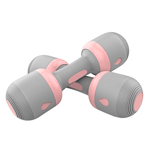 Mancuerna 1pair Aerobic ajustable con mancuernas for los hombres y de las mujeres, Pesas ejercicio for núcleo y entrenamiento de la fuerza con mancuernas juego de pesos de 2 kg-10 kg Entrenamiento Fue