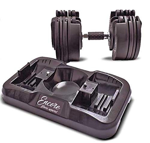 Mancuerna Ajustable 20 kg Encore Fitness | Mango Giratorio | 16 Diferentes Pesos | Regulable | 16 Pesas Individuales (1 Mancuerna) Mancuerna Ajustable 20 kg Encore Fitness | Mango Giratorio | 16 Diferentes Pesos | Regulable | 16 Pesas Individuales (1 Mancuerna)