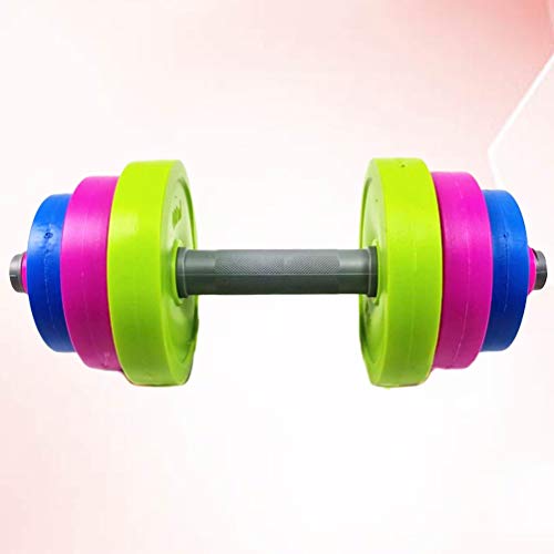 Mancuerna ajustable para niños y niños Barbell - Juguete para entrenamiento de levantamiento de pesas para niños, principiantes, gimnasio, gimnasio, gimnasio, fitness