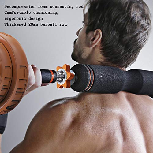 Mancuernas Las Mancuernas Ajustables, Hogar Aparatos De Ejercicios Con Mancuernas Con Barra, Ajustable Peso Barra, Se Pueden Montar Multifuncional Con Mancuernas Set ( Color : Orange , Size : 15kg ) Mancuernas Las Mancuernas Ajustables, Hogar Aparatos De Ejercicios Con Mancuernas Con Barra, Ajustable Peso Barra, Se Pueden Montar Multifuncional Con Mancuernas Set ( Color : Orange , Size : 15kg )
