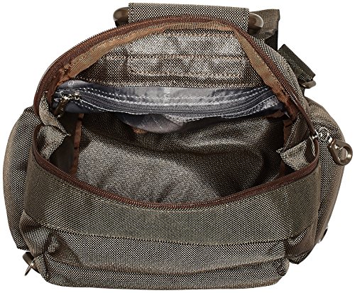 Mandarina Duck Md20 Tracolla, Mochila para Mujer, Marrón (Pirite), 10x21x28.5 cm (B x H x T)