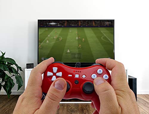 Mando controller para Nintendo Switch, con cable, Atlético De Madrid